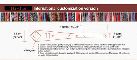 Hi-Tie Designer Orange Paisley Silk Wedding Tie For Men Handky Cufflink Gift Mens Necktie Fashion Business Party Dropshiping