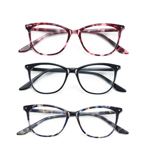 ZENOTTIC Cat Eye Acetate Prescription Eyeglasses Women Anti-Blue-Ray Photochromic Optical Spectacles Myopia Hyperopia Glasses