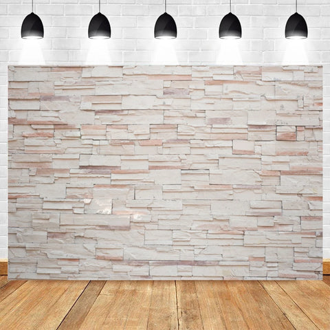 White Brick Wall Photography Backdrops Wooden Floor Backgrounds for Pet Toy Photo Studio Baby Shower Newborn Children Photozone