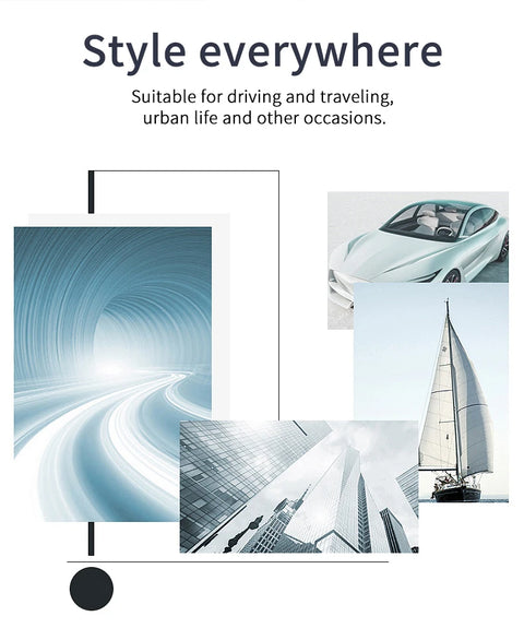 ZENOTTIC Pilot Prescription Progressive Glasses For Men Anti Blue Light/Photochromic Myopia Eyewear Optical Eyeglasses