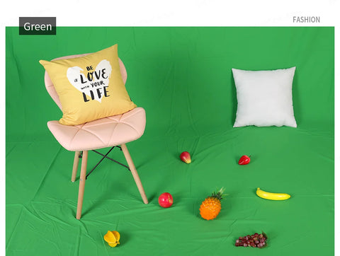 SH 1.6Mx2M/3M Green Background Cloth Cotton Textile Fabric White Screen Chroma Key For Photo Studio Photograph Shooting