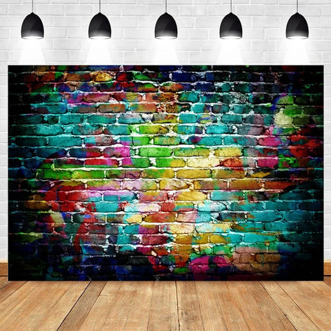 White Brick Wall Photography Backdrops Wooden Floor Backgrounds for Pet Toy Photo Studio Baby Shower Newborn Children Photozone