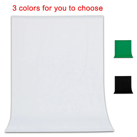 SH 1.6Mx2M/3M Green Background Cloth Cotton Textile Fabric White Screen Chroma Key For Photo Studio Photograph Shooting