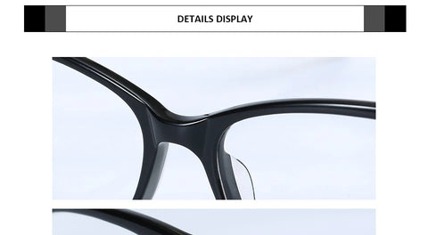 ZENOTTIC Cat Eye Acetate Prescription Eyeglasses Women Anti-Blue-Ray Photochromic Optical Spectacles Myopia Hyperopia Glasses