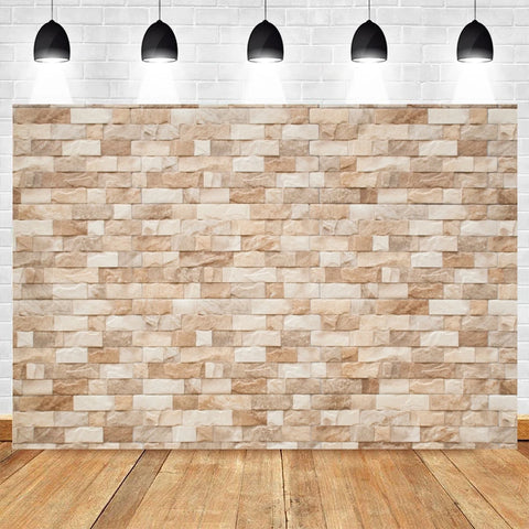 White Brick Wall Photography Backdrops Wooden Floor Backgrounds for Pet Toy Photo Studio Baby Shower Newborn Children Photozone