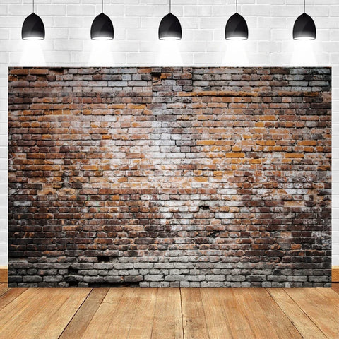 White Brick Wall Photography Backdrops Wooden Floor Backgrounds for Pet Toy Photo Studio Baby Shower Newborn Children Photozone