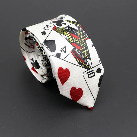 Classic Musical Notes Printed Tie Silky Narrow Neckties Slim Smooth Piano Guitar Necktie Simple Elegant Trendy Unisex Ties Gift