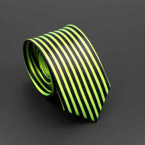 Classic Musical Notes Printed Tie Silky Narrow Neckties Slim Smooth Piano Guitar Necktie Simple Elegant Trendy Unisex Ties Gift