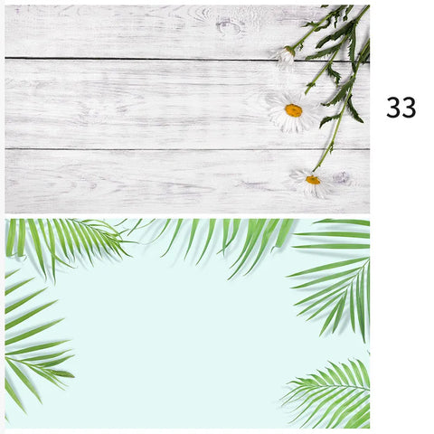 Marble Photography Backdrops 57*87CM 2 Sided Wood Grain Photo Background Wallpaper Studio Waterproof Products Photographic Props