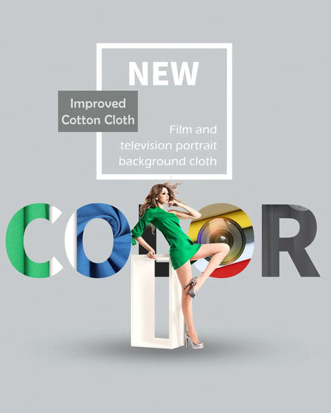 SH 1.6Mx2M/3M Green Background Cloth Cotton Textile Fabric White Screen Chroma Key For Photo Studio Photograph Shooting