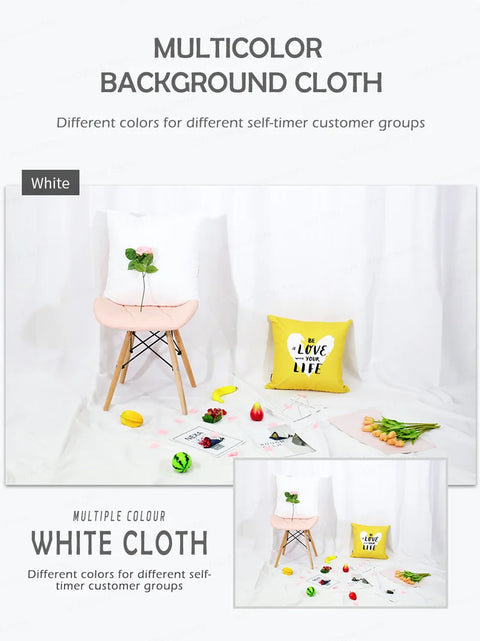 SH 1.6Mx2M/3M Green Background Cloth Cotton Textile Fabric White Screen Chroma Key For Photo Studio Photograph Shooting