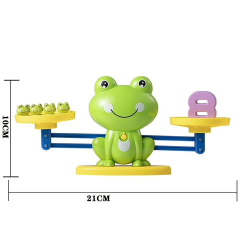 Frog Math Balance Toy Montessori Educational Learning Tool Preschool Addition Subtraction Training Sensory Play For Kids Toys