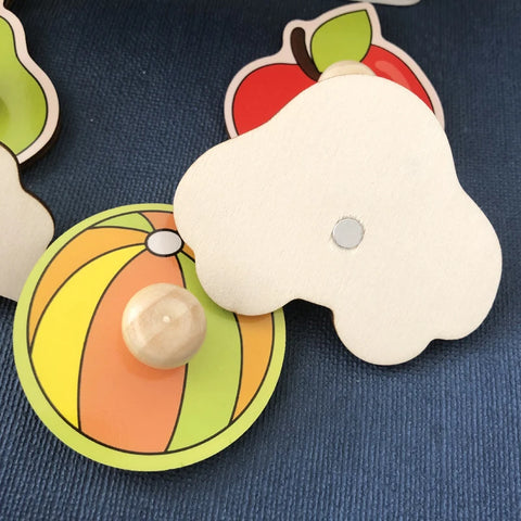 Baby Montessori Puzzles Wooden Toys for Children 1 2 3 Years Educational Learning Kids Games Child Birthday Gifts