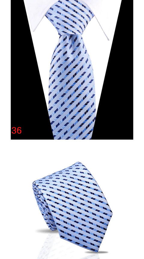 Luxury Mens Tie 7.5cm New Style Fashion Necktie Paisley Striped Gravata For Men Fit Wedding Workplace Suit Accessories