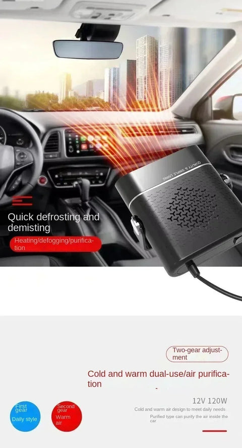 Xiaomi Portable Car Heater Car 12V Heater 24V Car Heater Windshield Automatic Defogging Defrost Heater Fast Heating 2025 New