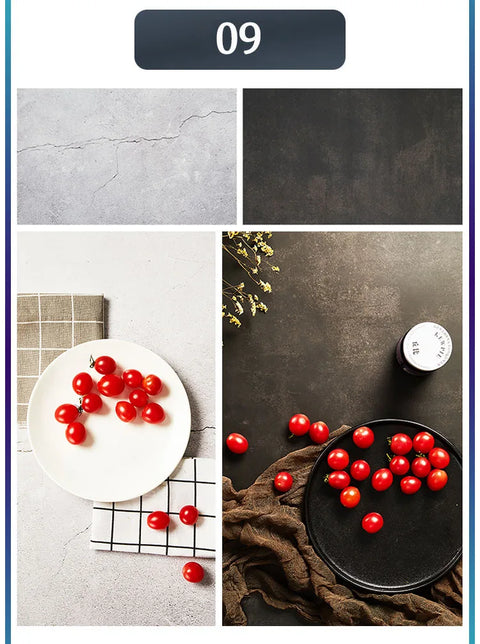 Marble Photography Backdrops 57*87CM 2 Sided Wood Grain Photo Background Wallpaper Studio Waterproof Products Photographic Props