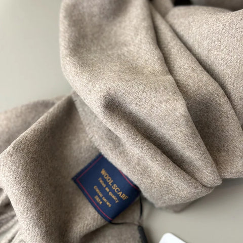 New Fashion Design Pure Wool Plaid Women Men Scarf British Classic Warm Couple Scarves High Quality Multicolored Tassel Muffler