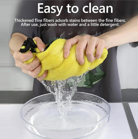 Car Wash Towels Cleaning Cloth Absorbent Dry Cloth General Purpose Microfiber Towel Thickened Yellow 30/40/60cm