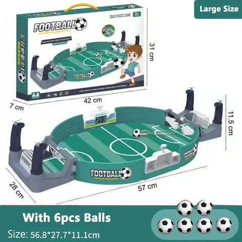 Mini Desktop Football Table Game – Interactive Soccer Toy for Kids, Family Parties, Indoor/Outdoor Fun, Portable Gift for Boys