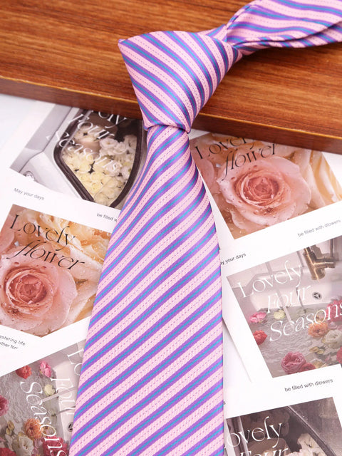 Man Thin Ties Striped Designer Necktie Men Business Formal Wedding Tie 8cm Blue Red Neck Ties Fashion Shirt Necktie Accessories