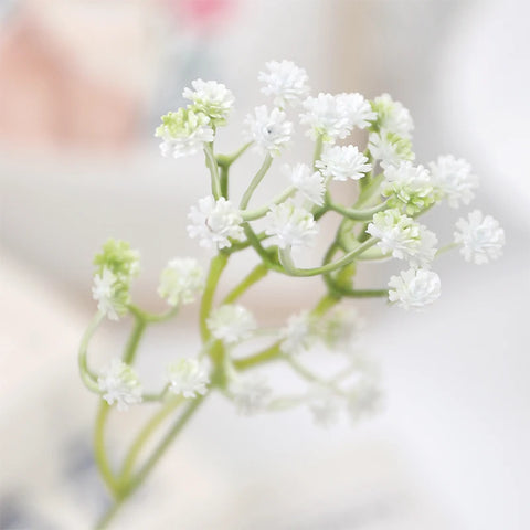 5/10/20Pcs Artificial Baby's Breath Flowers Real Touch Gypsophila Suitable for Wedding Bride Engagement Home Ornament Room Decor