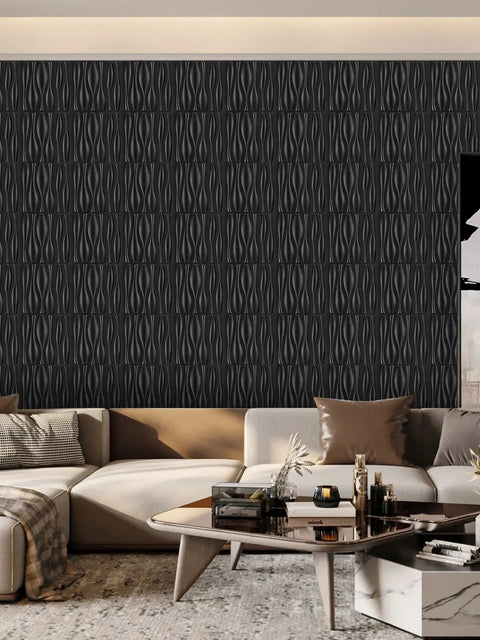 3D Wall Panels 30 Pack, 11.8" x 11.8" （29 Sq.ft) PVC Wall Panels, Glue Up Wall Decor for Living Room, Bedroom, Office