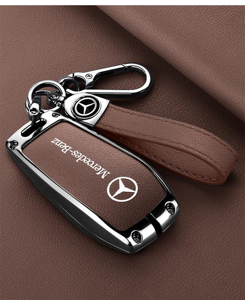 For Mercedes-Benz A C E G S Class CLA CLS GLA GLC GLE GLK Vito Sprinter SLK Viano ML Car Alloy Key Case Key Bag Shell Key Chain