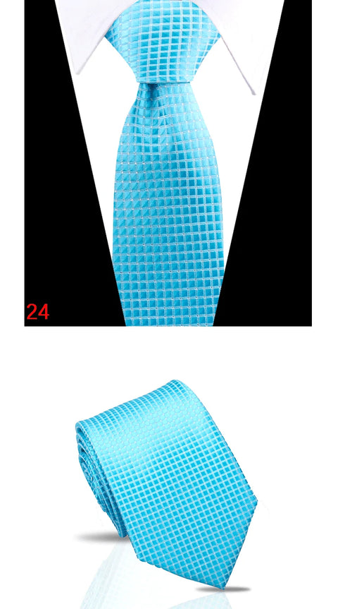 Luxury Mens Tie 7.5cm New Style Fashion Necktie Paisley Striped Gravata For Men Fit Wedding Workplace Suit Accessories