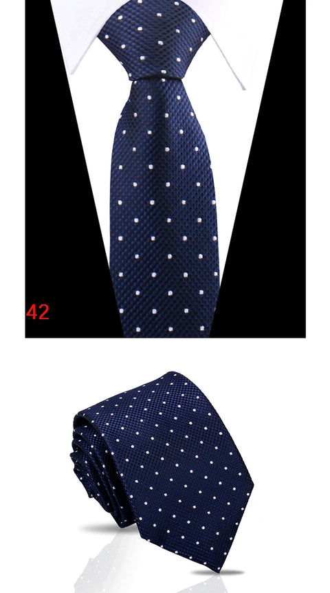 Luxury Mens Tie 7.5cm New Style Fashion Necktie Paisley Striped Gravata For Men Fit Wedding Workplace Suit Accessories