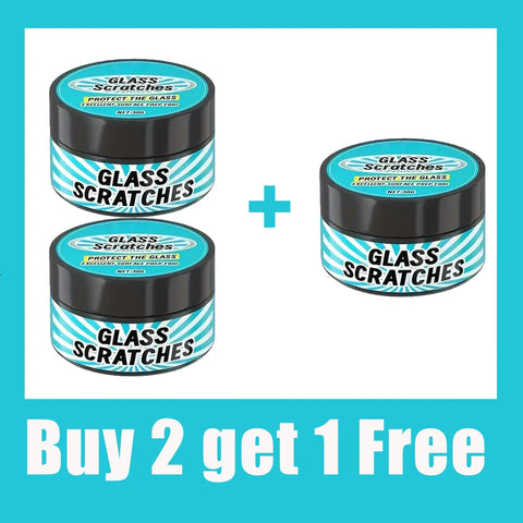 Glass Scratch Repair Paste - Universal For Repairing Scratches On Car Windows, Bathroom Glass, Glasses, Lenses