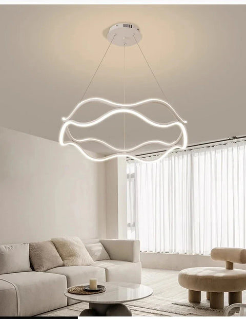 Modern Minimalist Restaurant Chandelier Nordic Luxury Living Room LED Ceiling Lamps Home Decor Designer Bedroom Hanging Lights