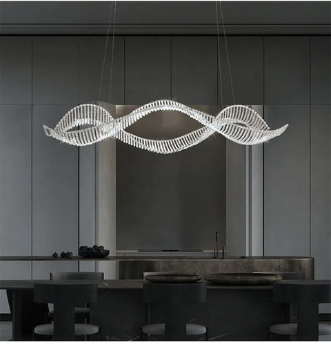 Modern Home Decoration Bar Lobby Restaurant Ceiling Chandelier Luxury Gold Gloss K9 Crystal Chandelier Indoor Lighting Led Light