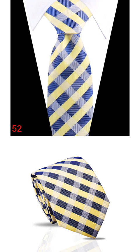 Luxury Mens Tie 7.5cm New Style Fashion Necktie Paisley Striped Gravata For Men Fit Wedding Workplace Suit Accessories