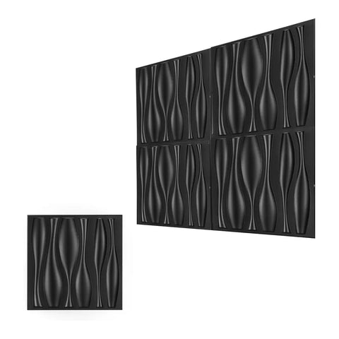 3D Wall Panels 30 Pack, 11.8" x 11.8" （29 Sq.ft) PVC Wall Panels, Glue Up Wall Decor for Living Room, Bedroom, Office