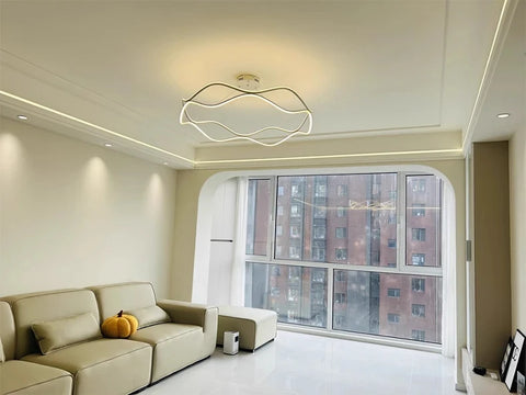 Modern Minimalist Restaurant Chandelier Nordic Luxury Living Room LED Ceiling Lamps Home Decor Designer Bedroom Hanging Lights