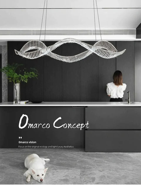 Modern Home Decoration Bar Lobby Restaurant Ceiling Chandelier Luxury Gold Gloss K9 Crystal Chandelier Indoor Lighting Led Light