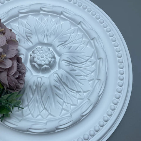 PU Lamp Panel Imitation Gypsum Resin PVC Polyurethane Construction Home Decoration Materials Disc Foam Wall Panel Accessories