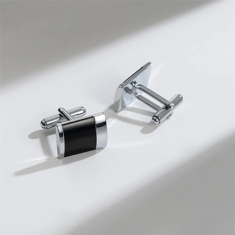 1Pair Square Man Shirt Cufflinks Copper Tie Clips & Cufflinks For Mens Luxury Wedding Guests Gifts Fashion Jewelry Men Cuffs