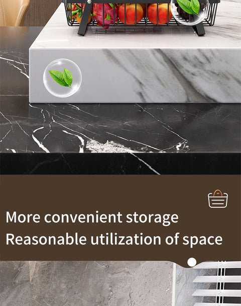 Multifunctional 2-Layers 3-Layers Fruit Basket Kitchen Living Room Dry Fruit Snacks Storage Rack Foldable Storage Save Space