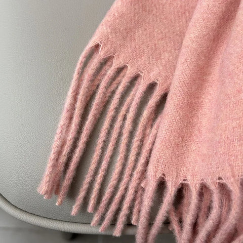 New Fashion Design Pure Wool Plaid Women Men Scarf British Classic Warm Couple Scarves High Quality Multicolored Tassel Muffler