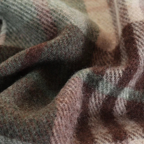 New Fashion Design Pure Wool Plaid Women Men Scarf British Classic Warm Couple Scarves High Quality Multicolored Tassel Muffler