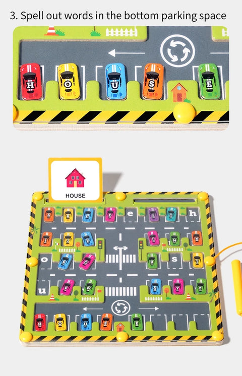 Magnetic Montessori Color And Number Maze Wooden Fine Motor Skills Toys Educational Preschool Learning Activities for Ages 3-5