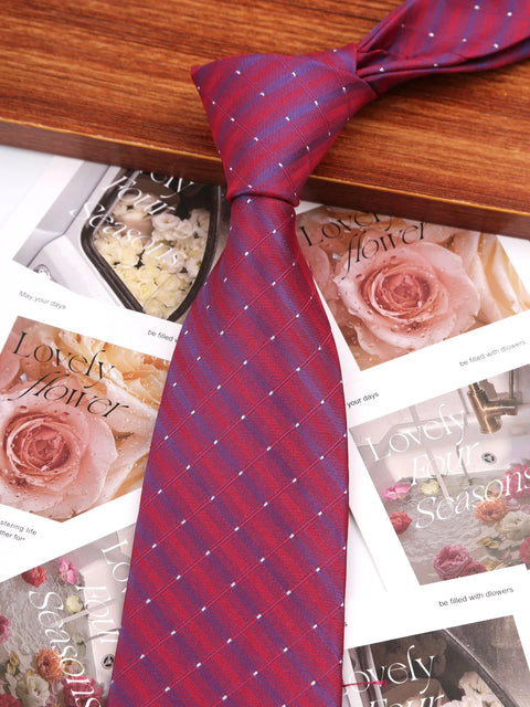 Man Thin Ties Striped Designer Necktie Men Business Formal Wedding Tie 8cm Blue Red Neck Ties Fashion Shirt Necktie Accessories