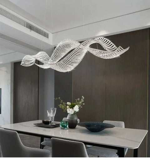 Modern Home Decoration Bar Lobby Restaurant Ceiling Chandelier Luxury Gold Gloss K9 Crystal Chandelier Indoor Lighting Led Light