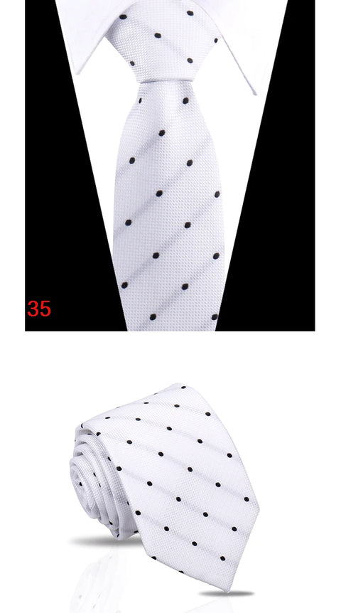 Luxury Mens Tie 7.5cm New Style Fashion Necktie Paisley Striped Gravata For Men Fit Wedding Workplace Suit Accessories