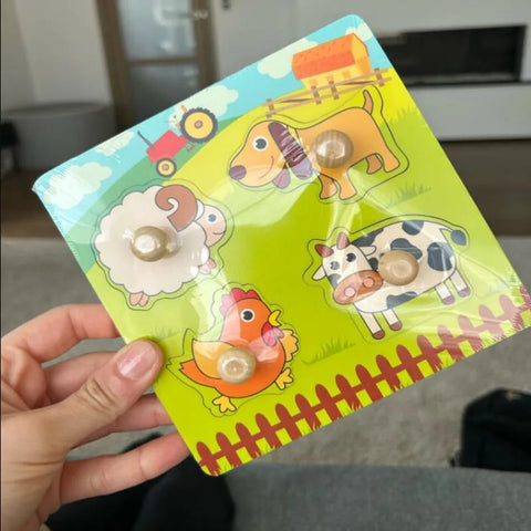 Baby Montessori Puzzles Wooden Toys for Children 1 2 3 Years Educational Learning Kids Games Child Birthday Gifts