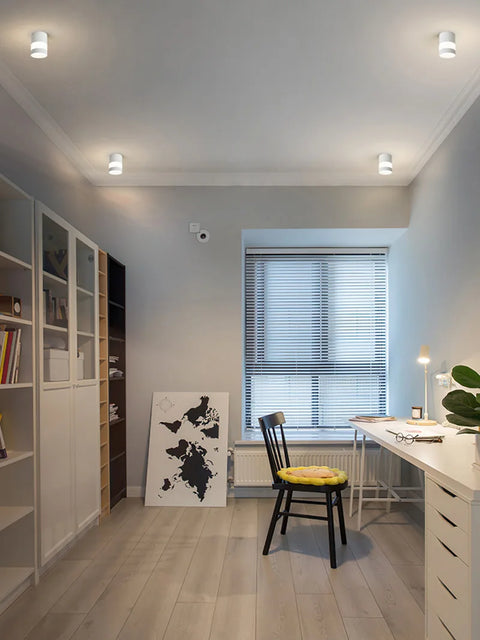 Cylinder Dimmable LED Downlights 9W 12W 15W 18W Ceiling Spotlights AC85~265V Surface Mounted Home Lighting Kitchen Corridor Shop