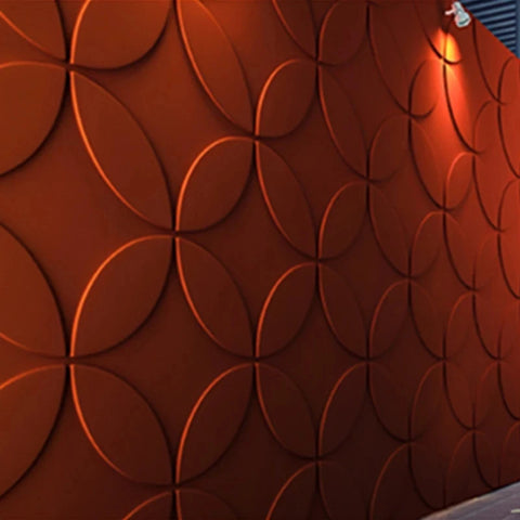 30x30cm 3D Art Wall Panel background wall decor exterior 3D Carving Embossed 3D Wa Pearlescent Colorful Wedding Decor Wallpaper