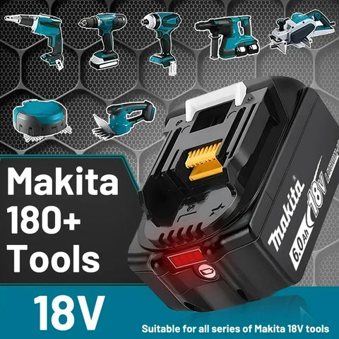 original Makita 18V 6.0Ah Rechargeable Battery ,For Makita BL1830 BL1830B BL1840 BL1840B BL1850 BL1850B Power Tools Battery