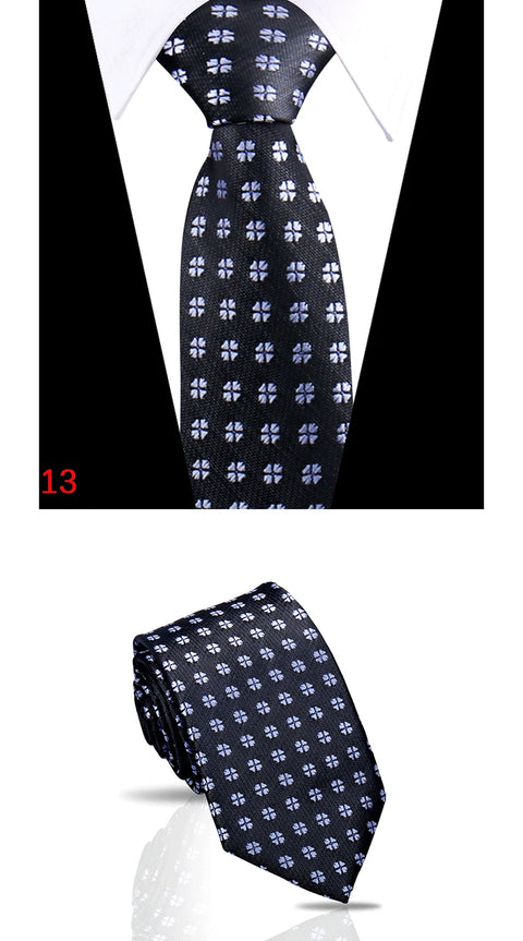 Luxury Mens Tie 7.5cm New Style Fashion Necktie Paisley Striped Gravata For Men Fit Wedding Workplace Suit Accessories